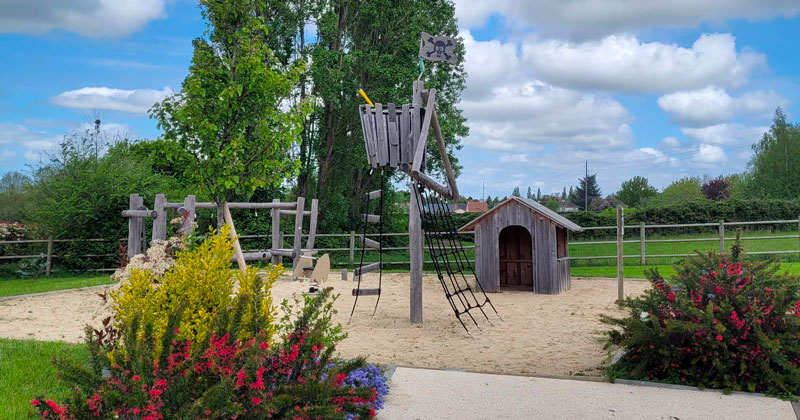 aire de jeux du gite en normandie