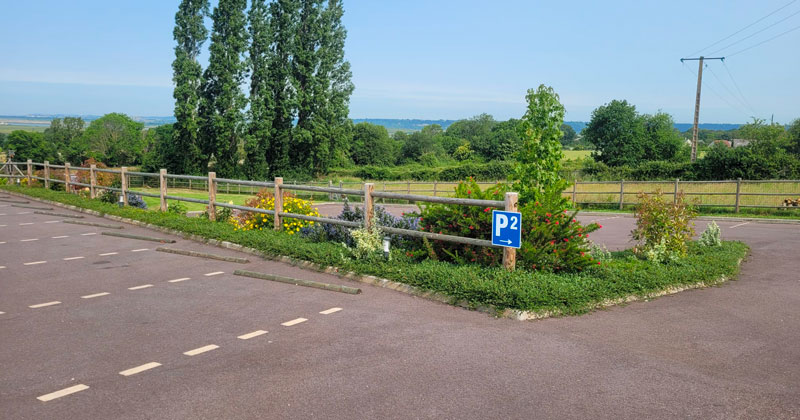 parking du gite normand
