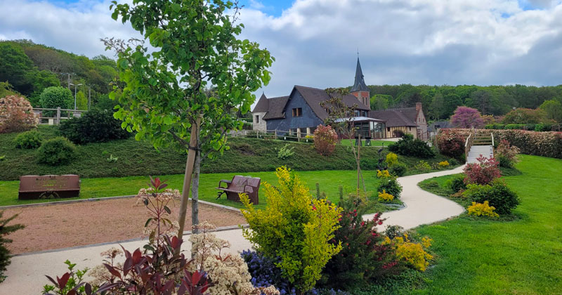 terrain de pétanque du grand gîte en normandie